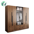 Armoire de chambre nordique armoire en bois armoire porte en verre